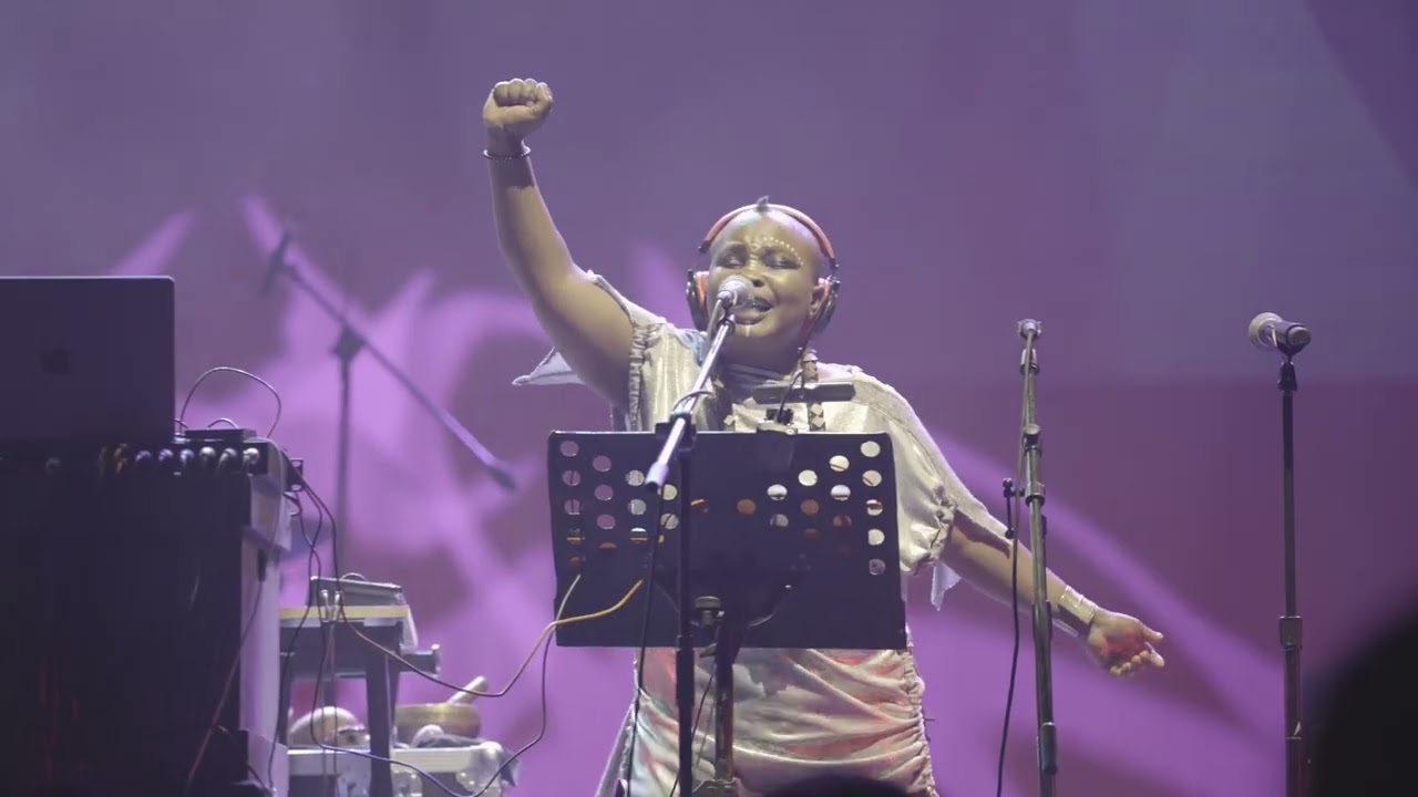 uKhoiKhoi performing live at the 2nd World Sound Concert, Joburg Theatre. South Africa