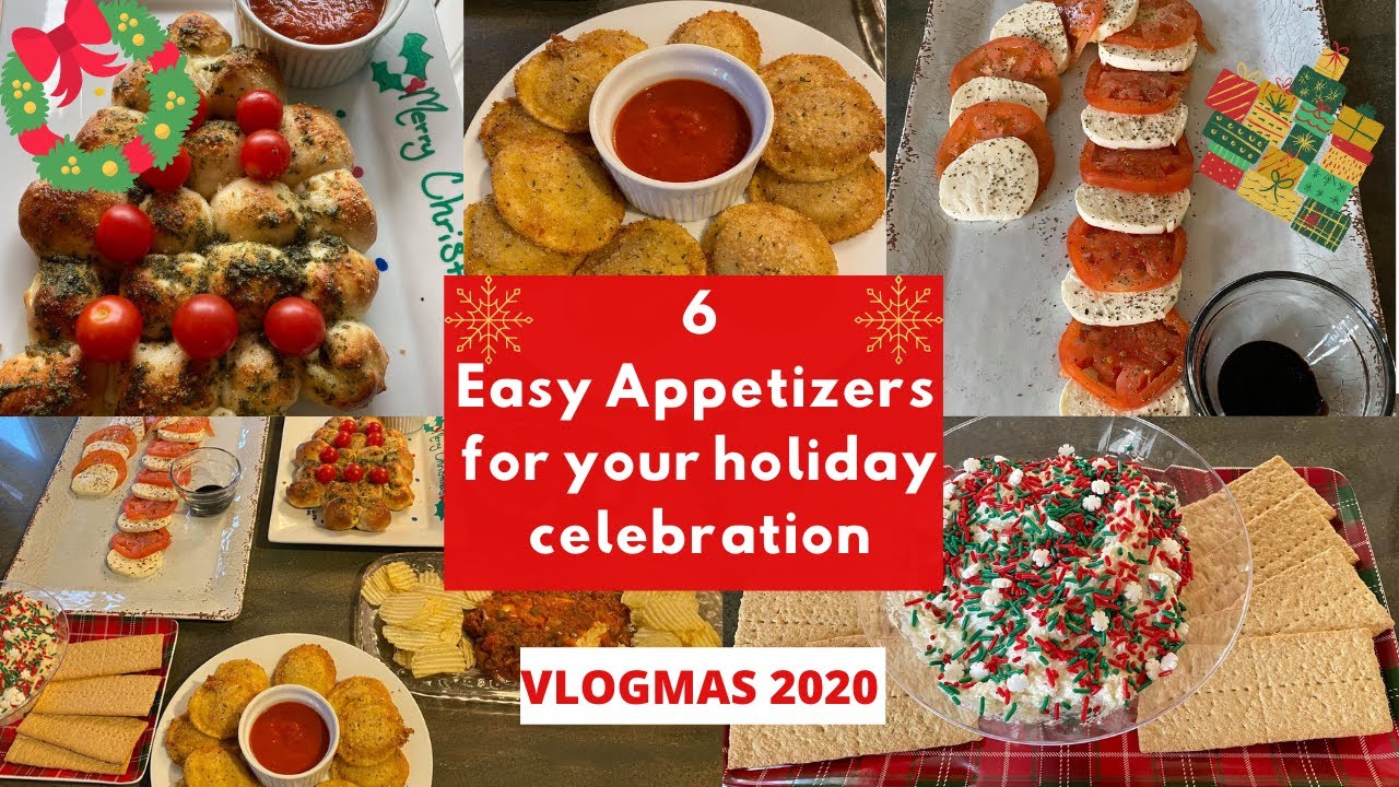 FAST & EASY CHRISTMAS HOLIDAY APPETIZER RECIPES // Vlogmas 2020