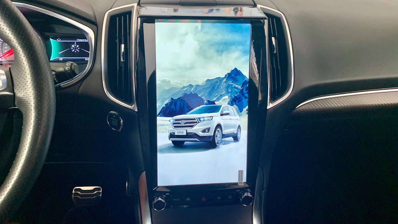 Обзор Tesla Style Ford Edge вместо Sync3