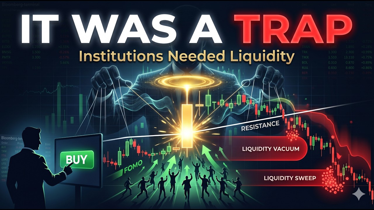 The Invisible Liquidity Trap: Why Institutions Engineer Retail Breakouts