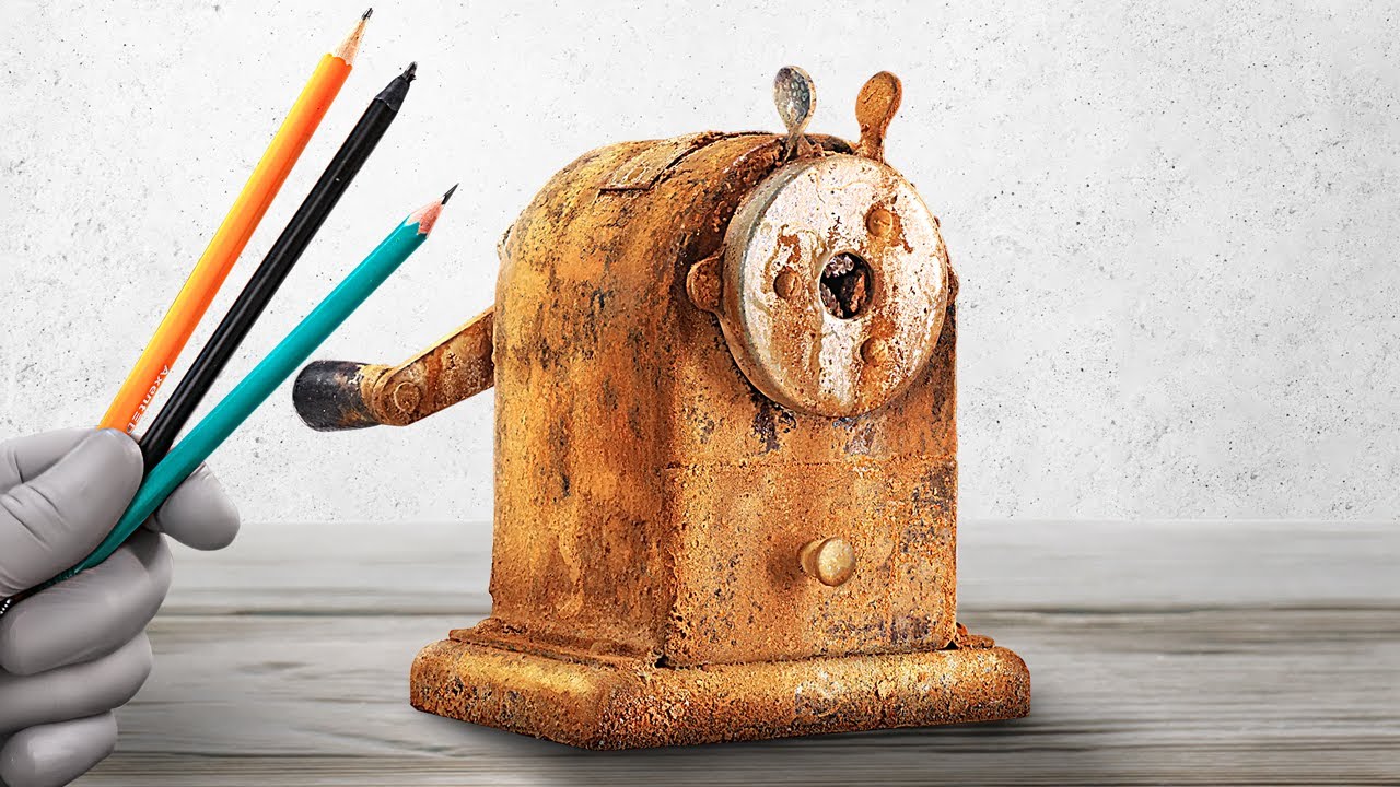 Stabilo | Old Pencil Sharpener Restoration