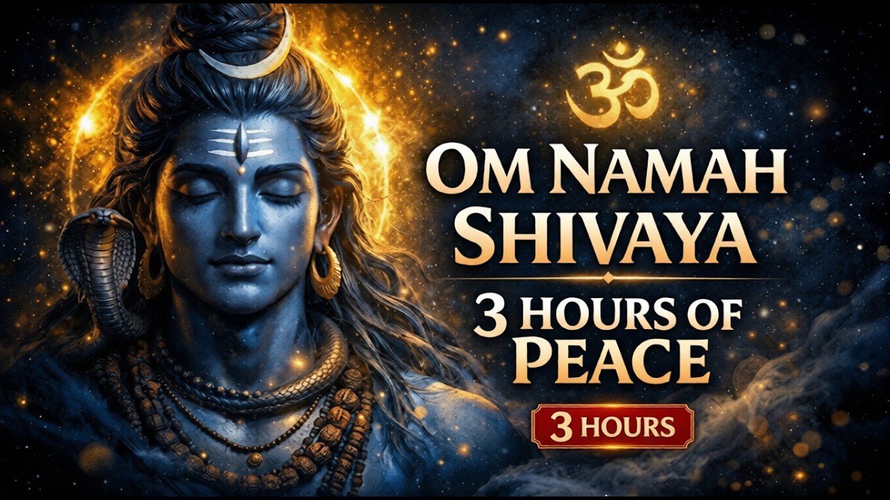 Om Namah Shivaya 3 Hours | Deep Meditation Shiv Dhun for Stress Relief & Sleep Healing | ONS 87