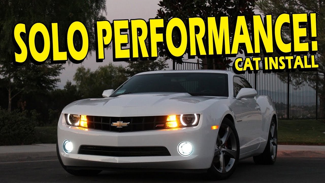 Solo Performance High Flow Cats Install Guide 2012-2015 Camaro LS/LT