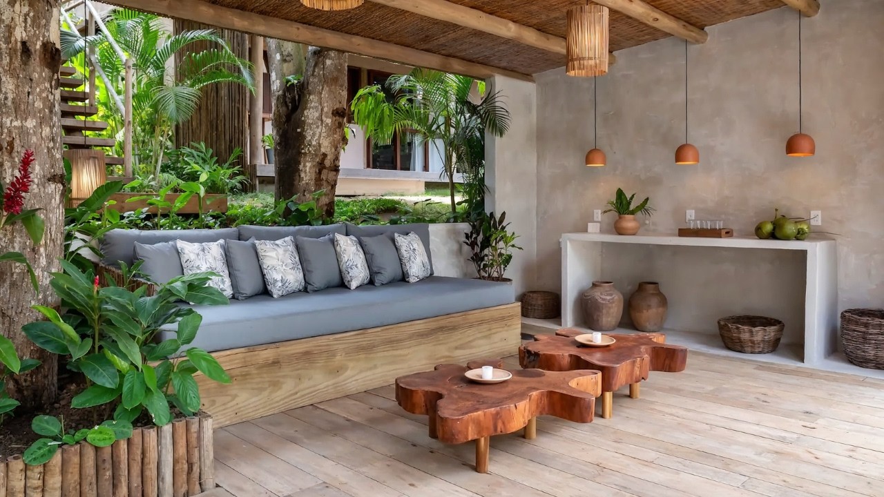 IDEIAS DE Arquitetura e Decoração #4 | Área de Lazer Aconchegante!