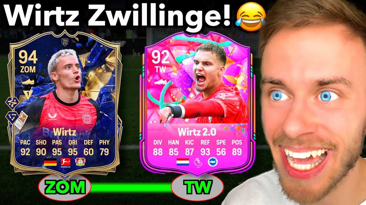 Ich habe FLORIAN WIRTZ mit seinem ZWILLINGSBRUDER vereint! 👀🚀