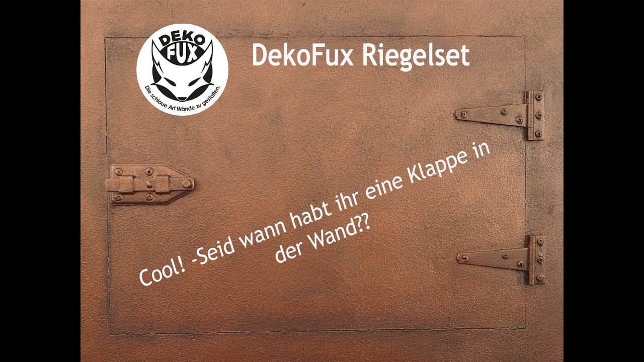 Seid wann hast du da eine Klappe in der Wand??