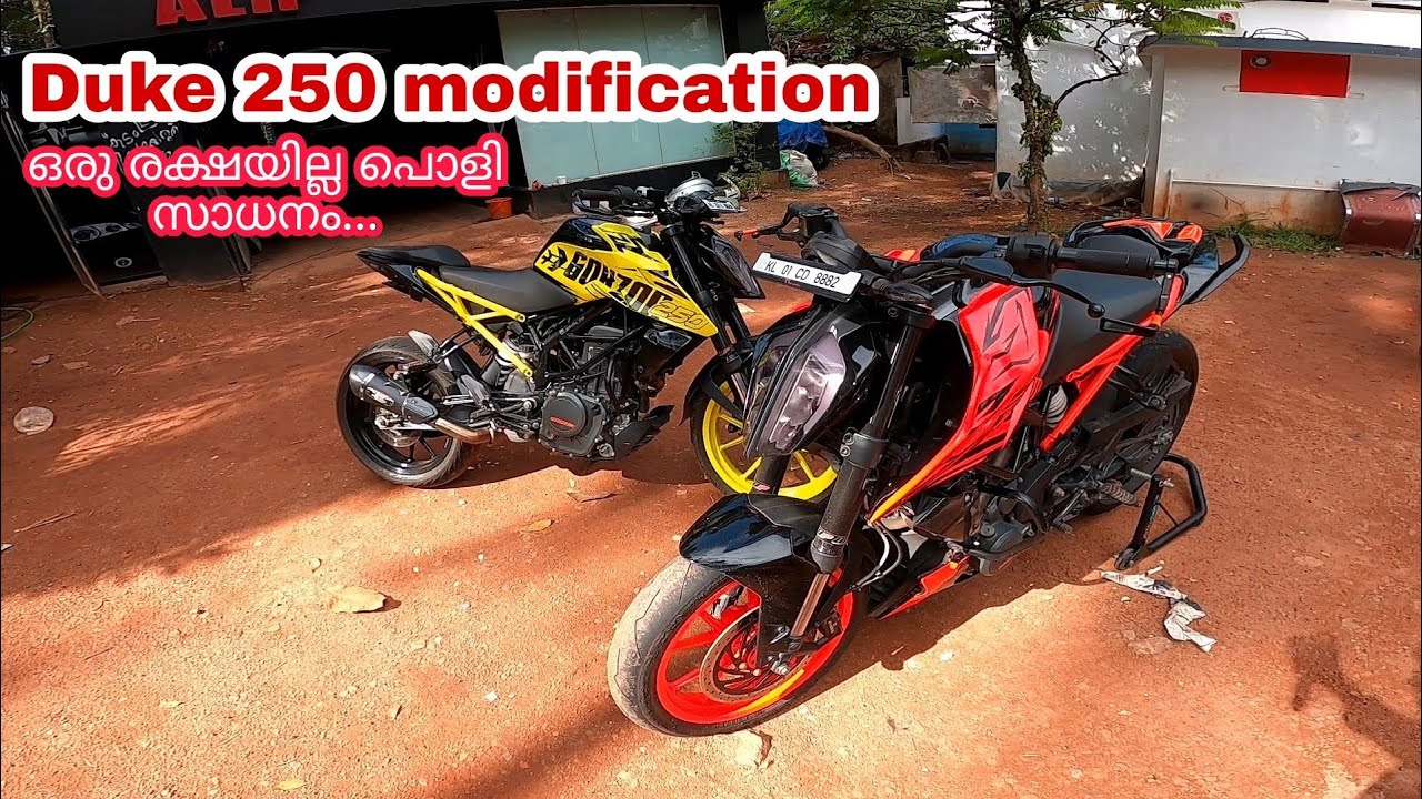 Duke 250 modification  Malayalam