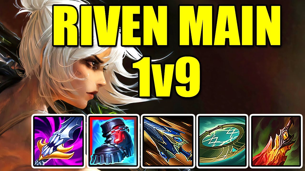 Rank 1 Riven 1v9 Carry vs Hard-Engage Team Comp – Hard Challenger Gameplay
