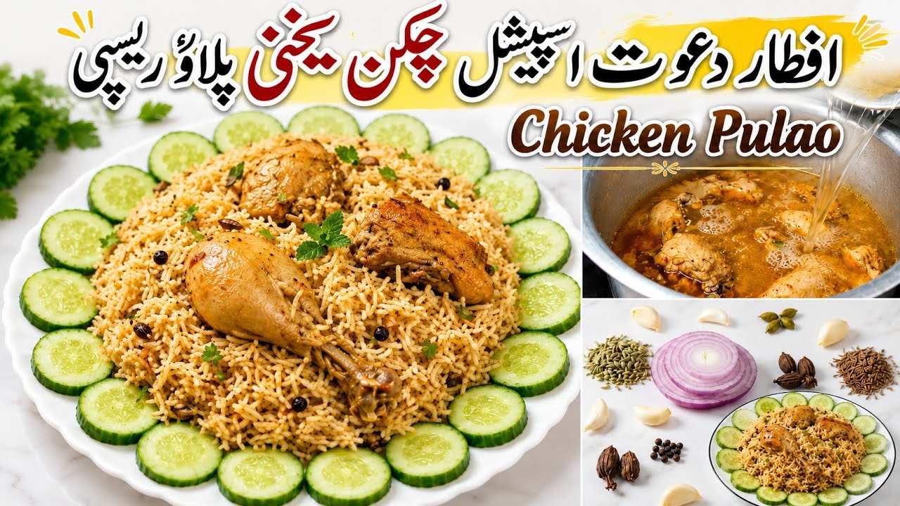 Chicken Pulao Banane Ka Tarika | Yakhni Pulao | Chicken Pulao Recipe