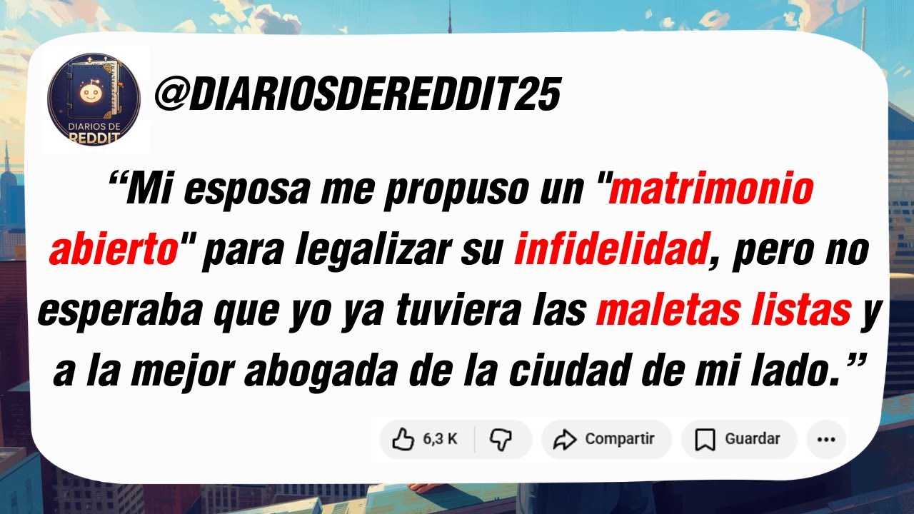 Mi esposa me propuso un 