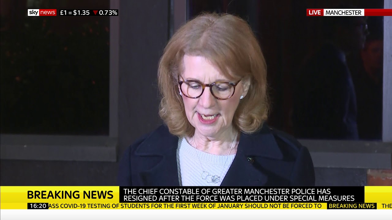 Mayor's statement | Greater Manchester Police Chief Constable stands down | 18th December 2020