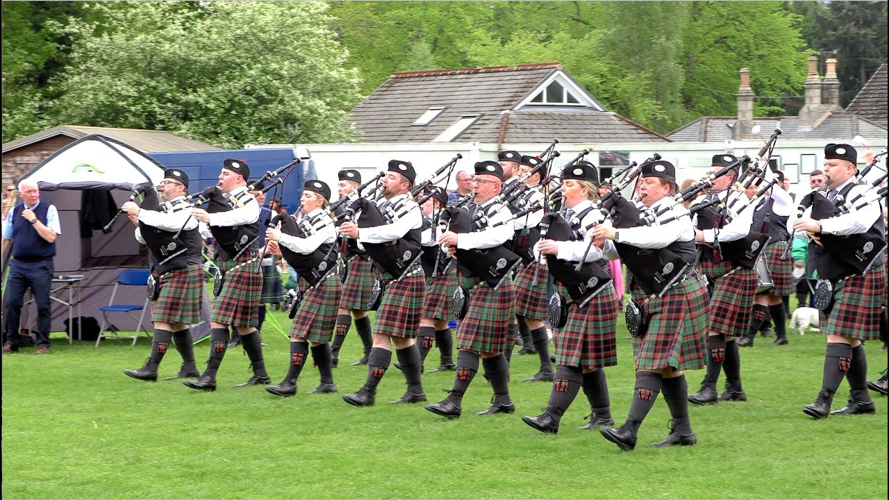 Buchan Peterson Pipe Band 2nd in Grade 1 at Banchory 2024 North of Scotland Pipe Band Championship