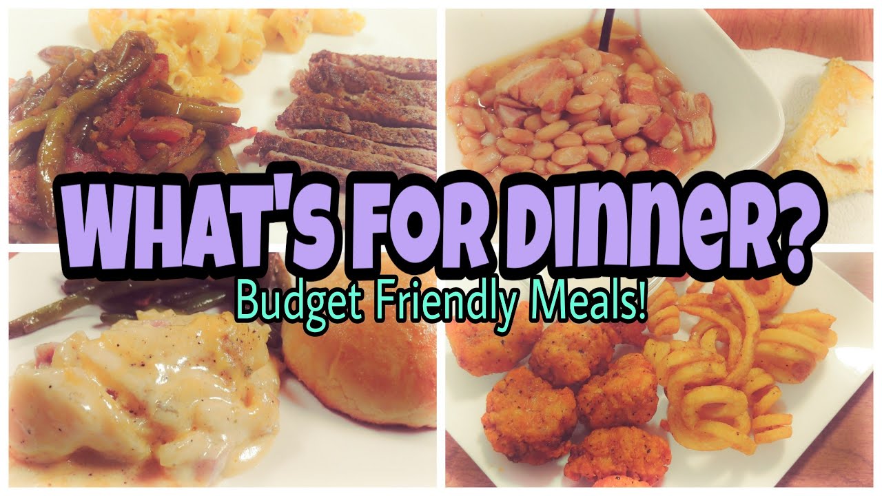 What's For Dinner? | Real Life Dinner Ideas | Budget Friendly Meals
