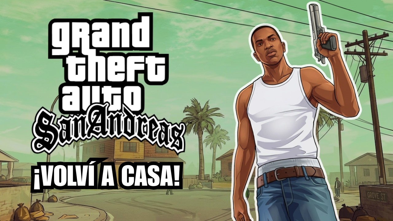Jugando GTA San Andreas como si fuera la PRIMERA VEZ 🌴😎