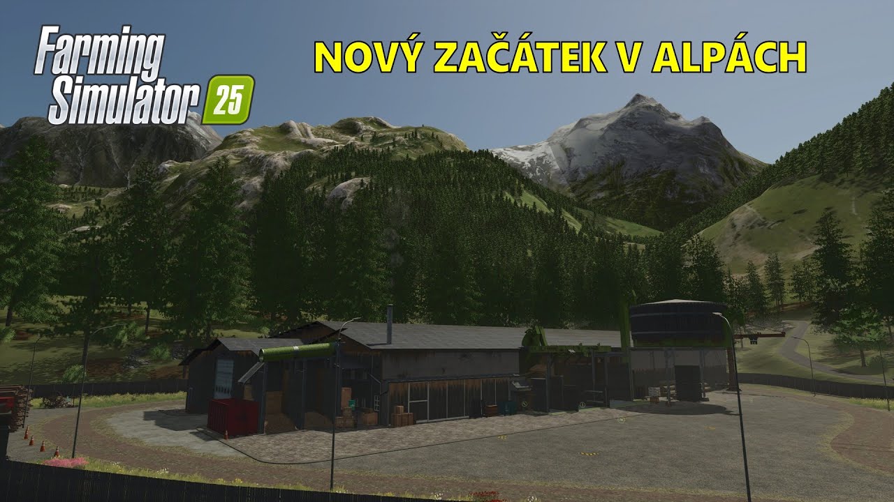 KOUPIL JSEM STAROU PILU V ALP&Aacute;CH - Rozjezd nov&eacute; farmy ve FS25 // CZ/SK  gameplay #1