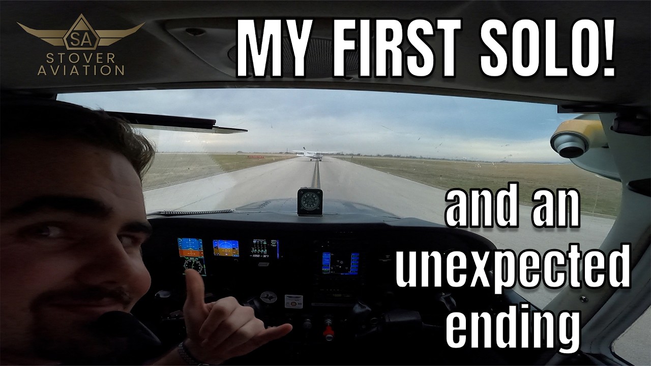 Officially Pilot in Command! | My First Solo Flight had an Unexpected Ending!
