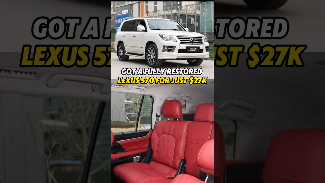 Got a Fully Restored Lexus 570 for Just$27K #diy #carproject #lexus570 #lexus