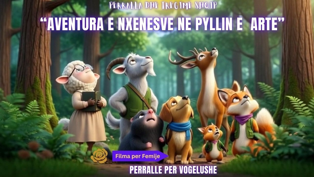 Perralla_ Aventura e Bukur ne Pyllin e Arte #youtube #femije #perralla #shqip #disney #cartoon #cute