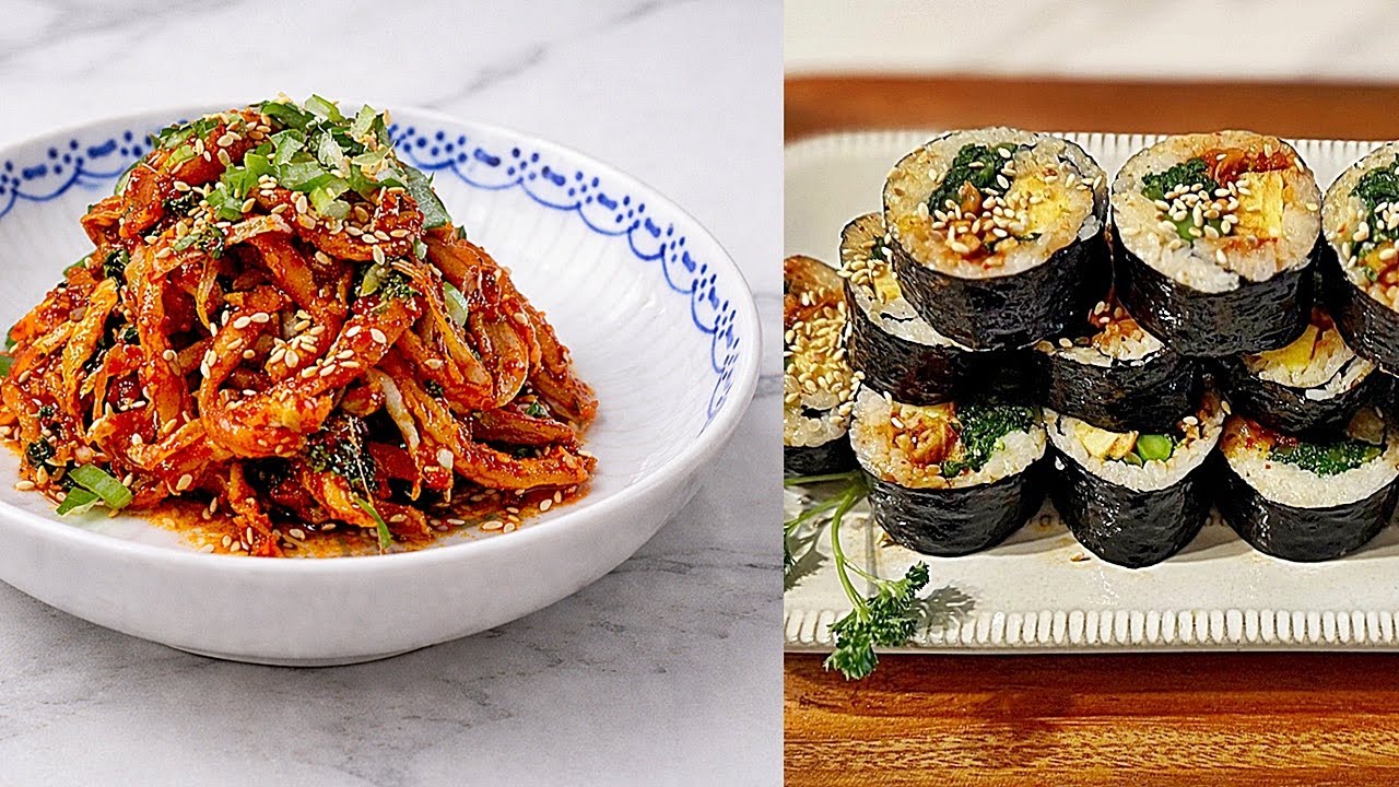 무말랭이 업그레이드 버전/말린 채소와 과일로 완성한 고급 무침/ More Than Radish Korean Dried Radish Side Dish (Banchan)