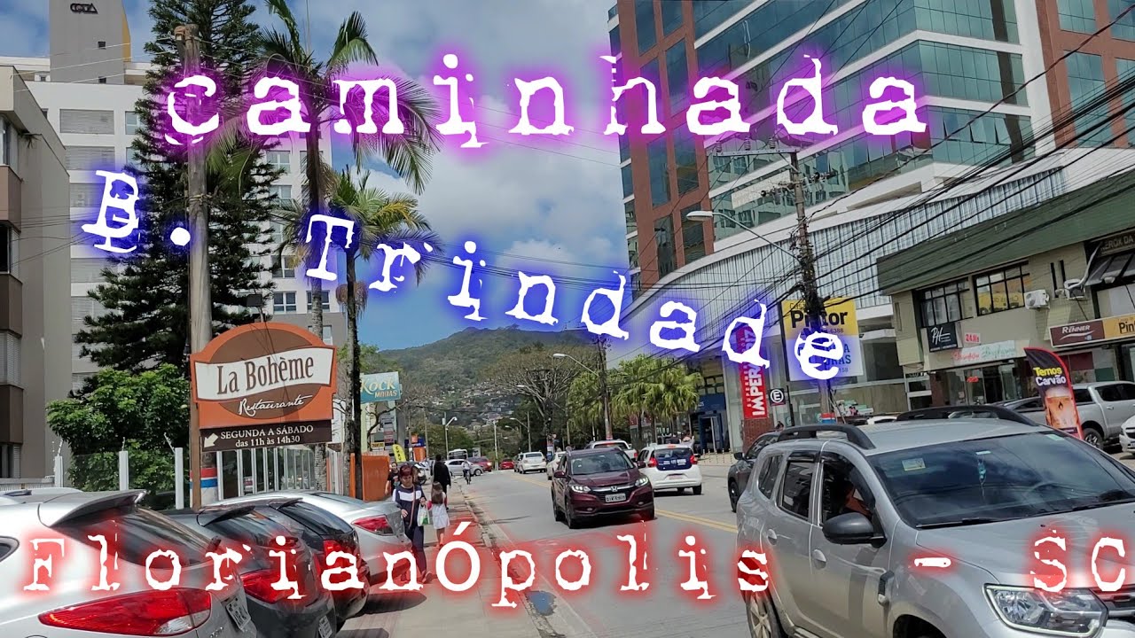 caminhada pelo bairro Trindade Florianópolis sc