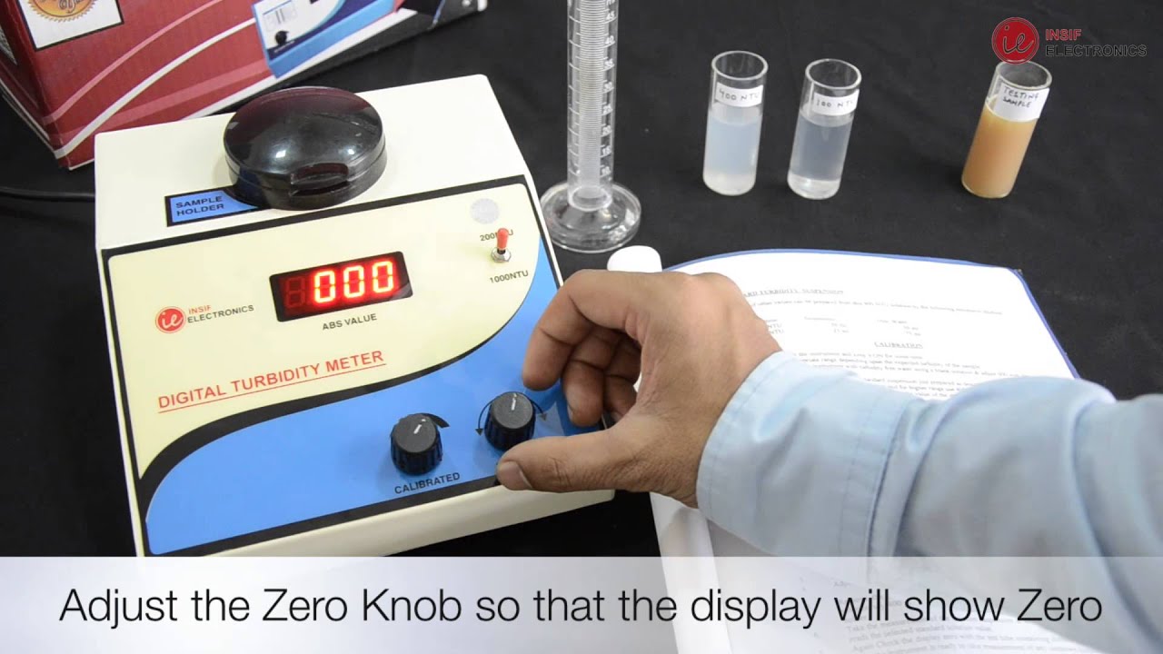 DIGITAL TURBIDITY METER - CALIBRATE