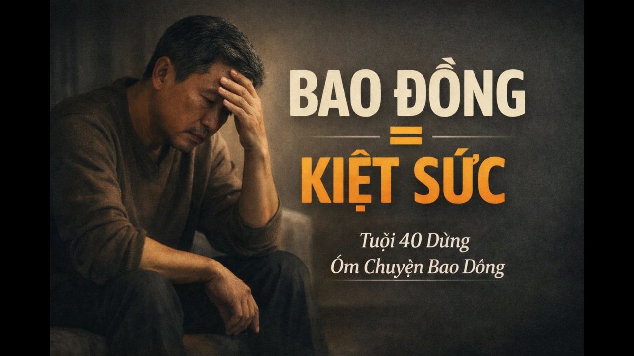 Tuổi 40: Càng Ôm Chuyện Bao Đồng, Càng Mất Bình An – Đừng Đợi Kiệt Sức Mới Học Cách Buông| Ngẫm đời