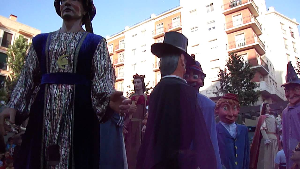 Ball conjunt de gegants a Valls 16-06-2012