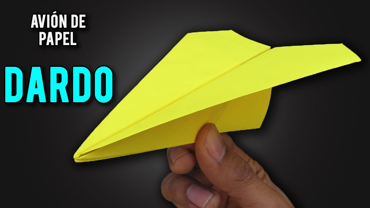 Como Hacer un Avión de Papel que Vuela Mucho y Lejos! 