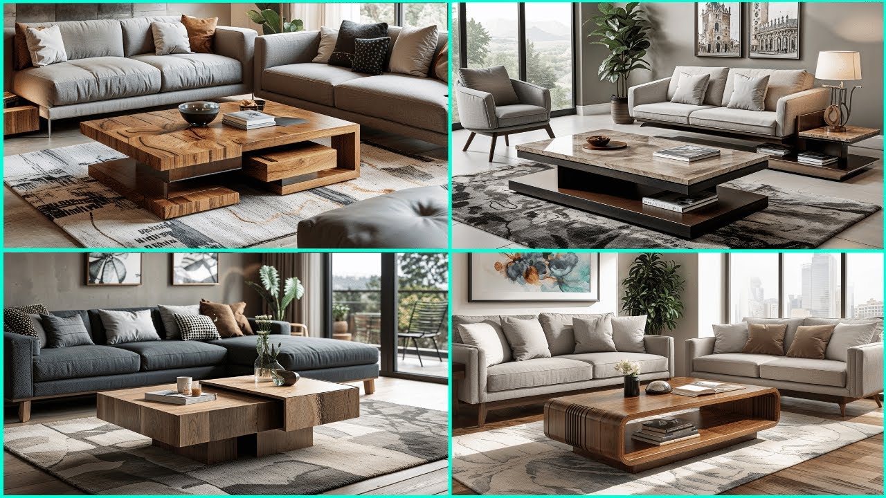 Modern Coffee Table Design For Modern Home Living Room Interior | Beautiful Center Table Design Idea