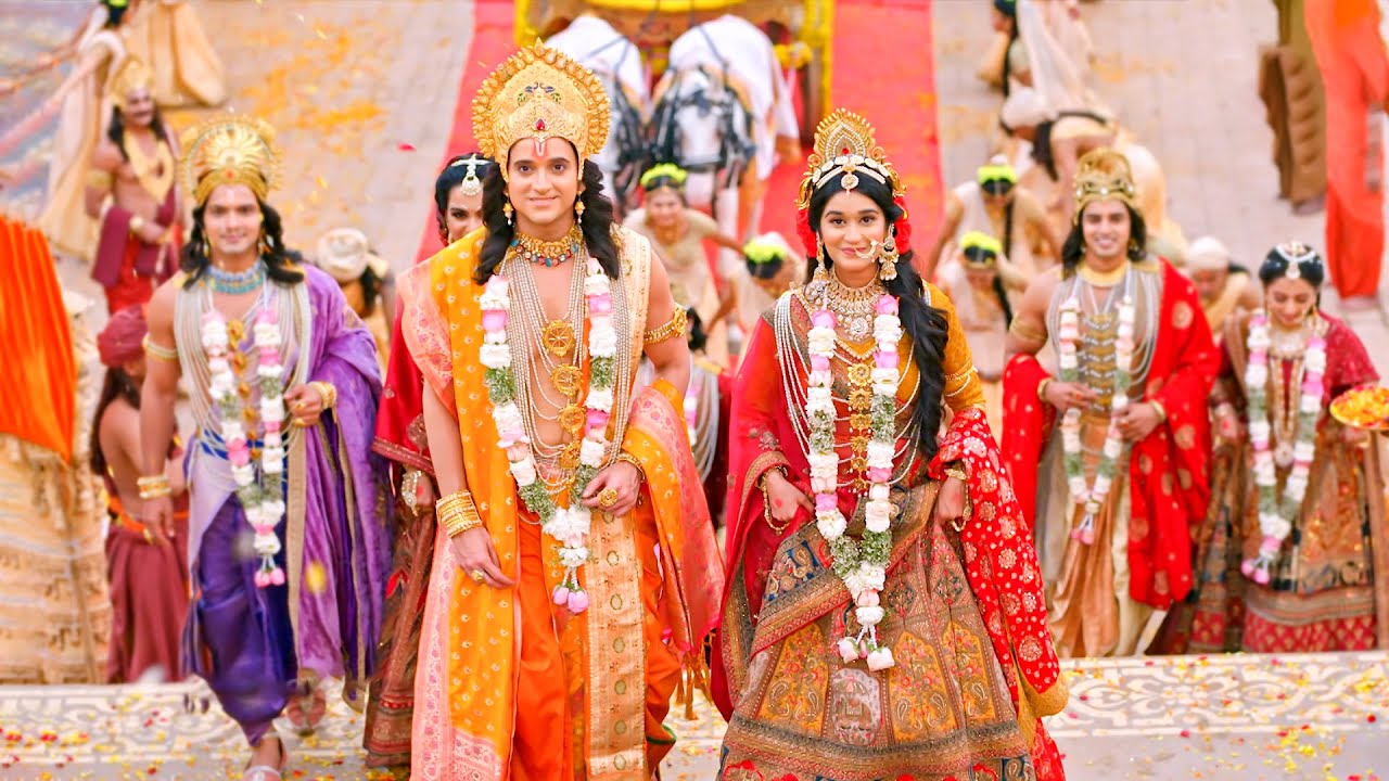 अयोध्या में लौटी रौनक_विवाह उपरांत माता सीता का हुवा शाही स्वागत || Shrimad Ramayan #ram