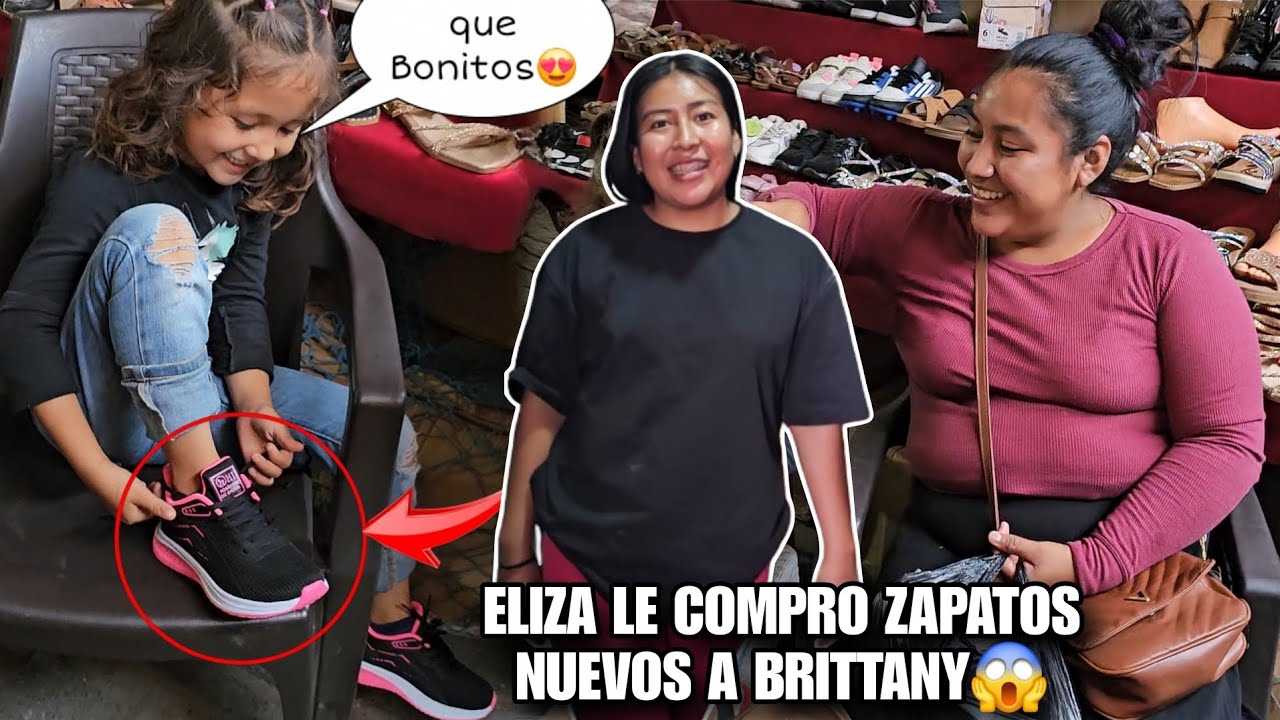 ELIZA Le Compro Zapatos Nuevos A BRITTANY Para La Escuela😍Ella Muy Emocionada Estos Eligió😱