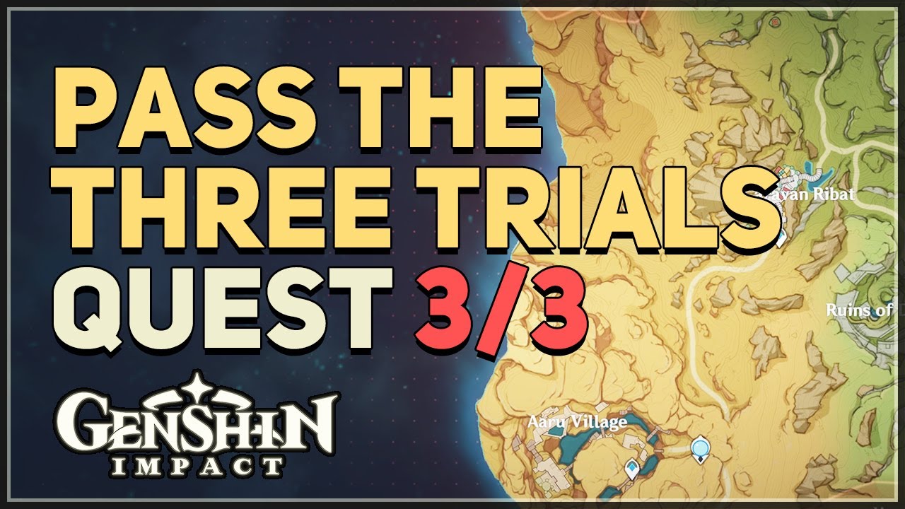Pass the three trials Genshin Impact