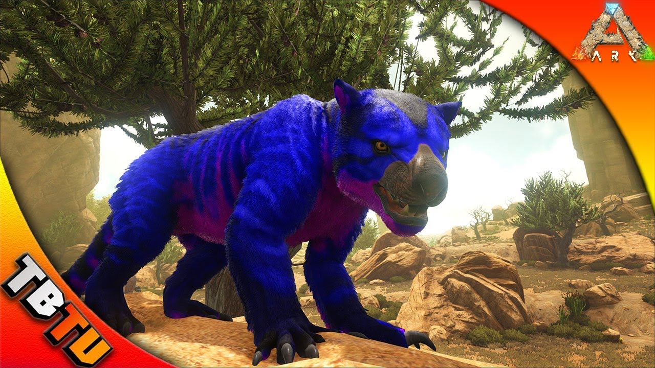 ARK THYLACOLEO COLOR MUTATION! THYLACOLEO BREEDING! ARK Survival Evolved Scorched Earth
