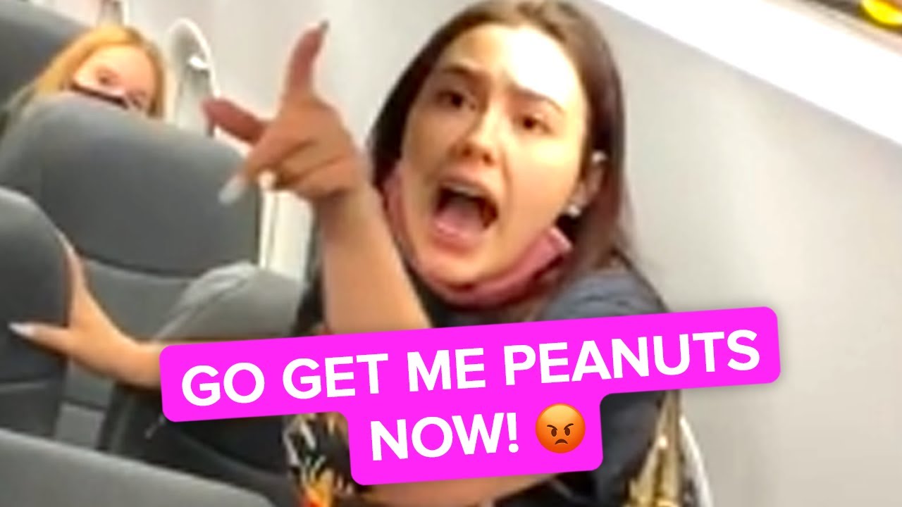 karen FREAKS OUT on airplane...