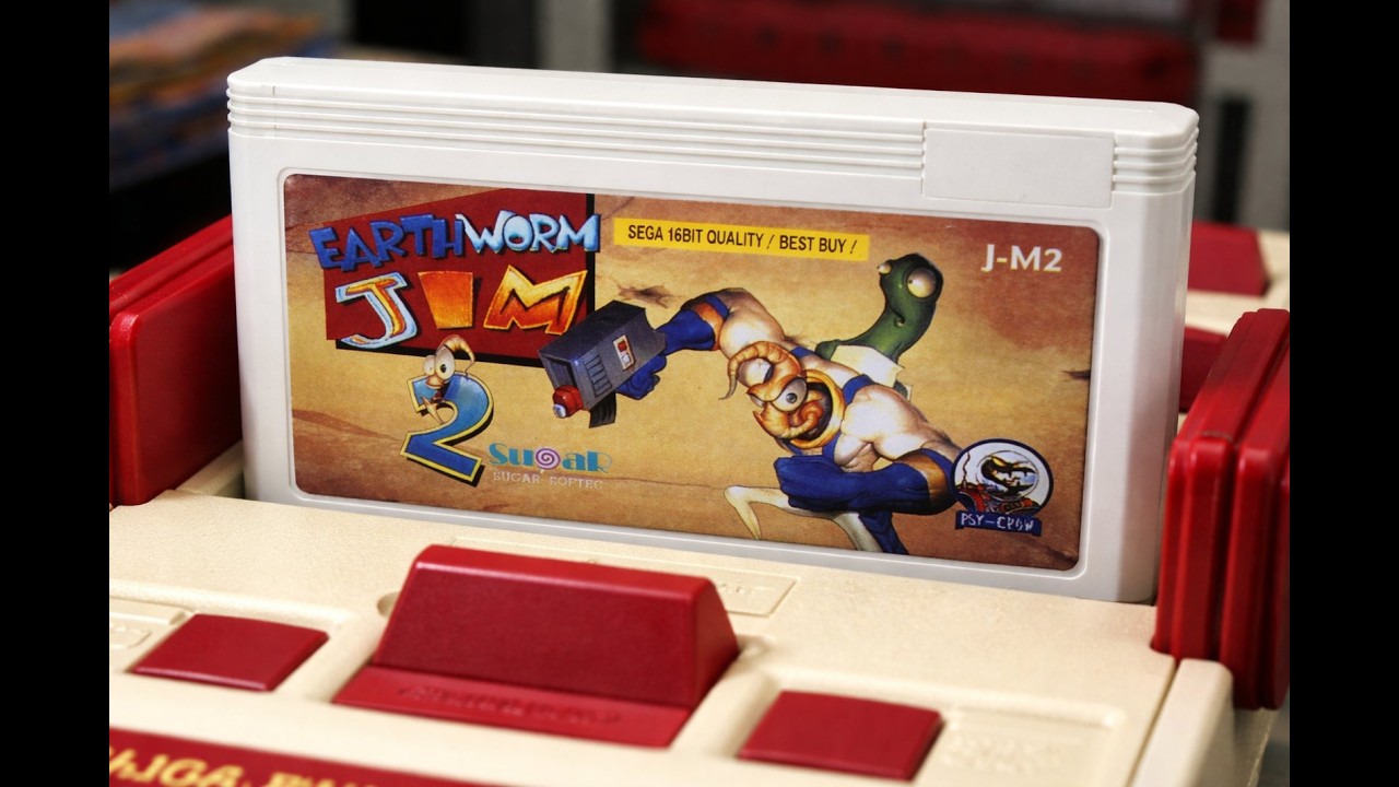 UN EARTHWORM JIM 2 BASTANTE CHAFAA 😂 (NINTENDO NES)