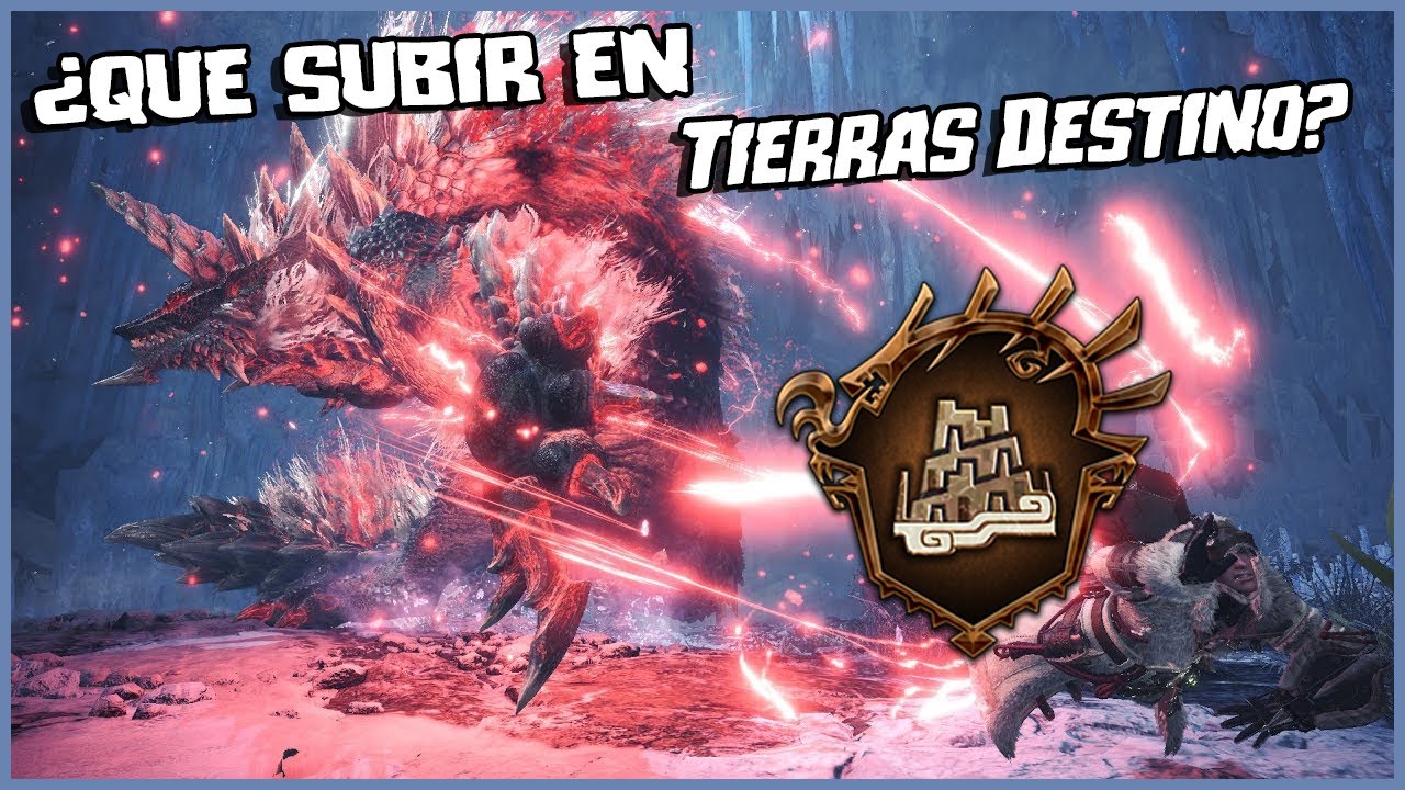 「¿Qué bioma subir en Tierras Destino?」  MH World Iceborne