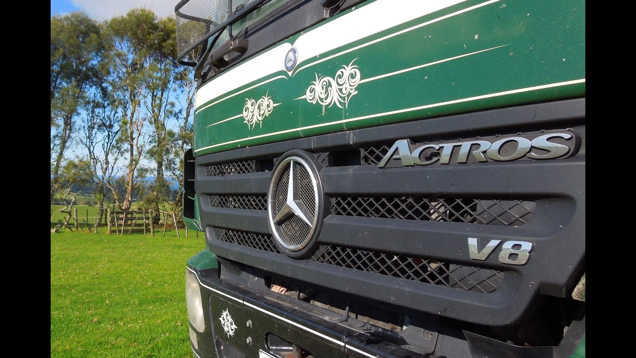 Mercedes Actros v8 sound
