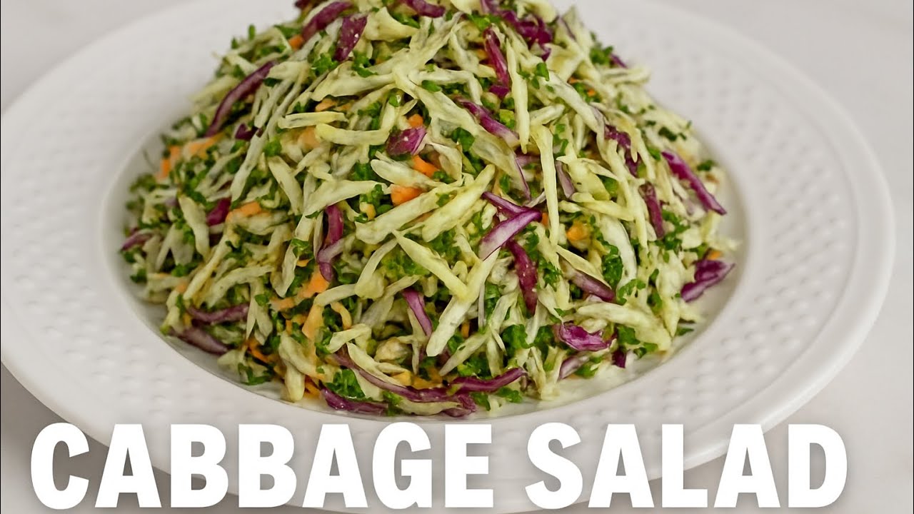Eat this cabbage salad for dinner every day and you will lose belly fat ‼️healthy cabbage salad