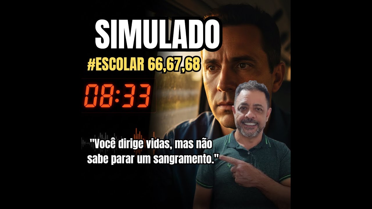 #ESCOLAR 66,67,68 PROVA REAL: 3 Questões do Simulado DETRAN que NENHUM Motorista pode Errar