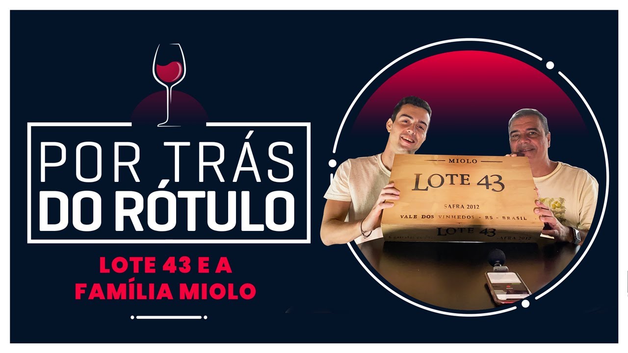 LOTE 43 - A história deste ICÔNICO rótulo NACIONAL, da Família Miolo.