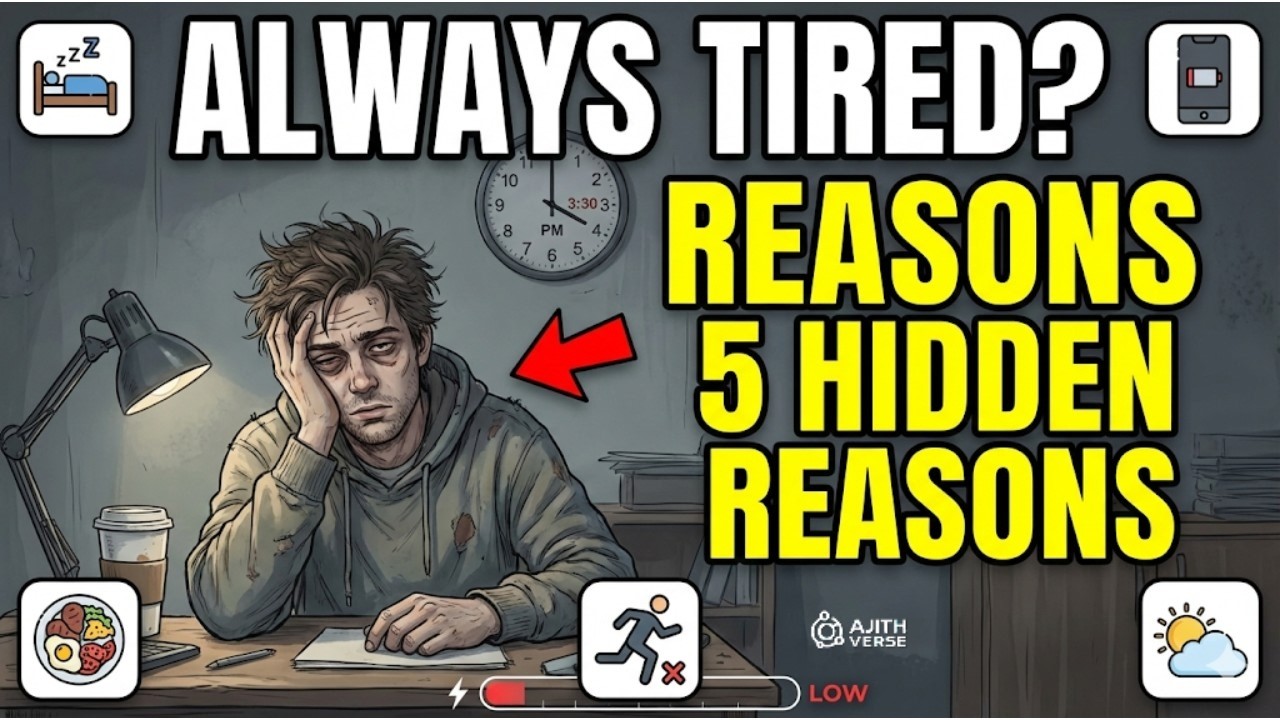 Why You're Always Tired: 5 Reasons (And How to Fix Them)