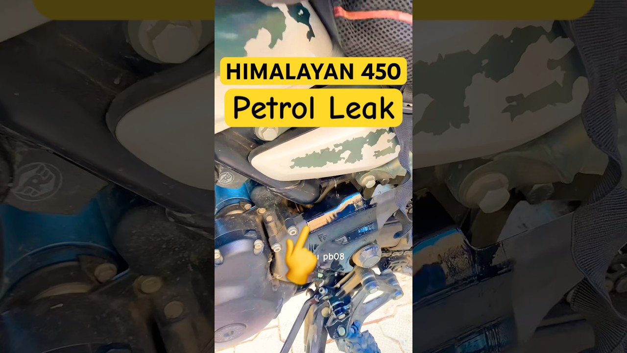 Himalayan 450 Petrol leaking problem 