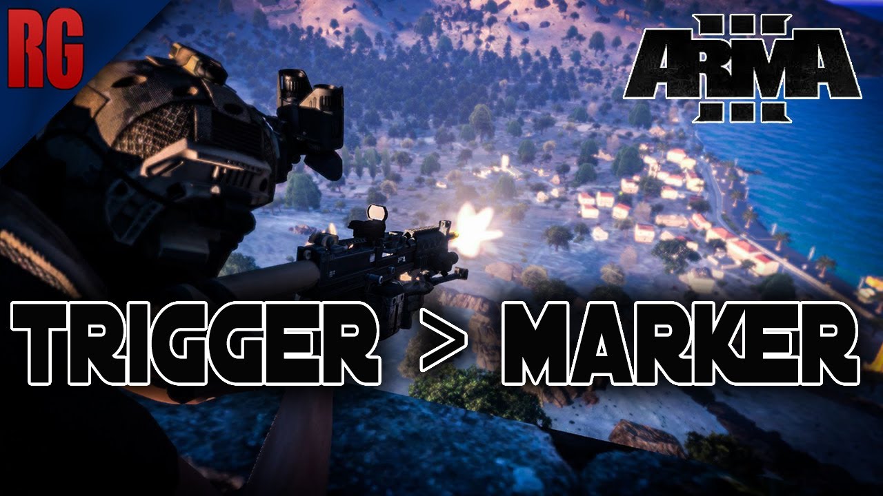 Arma 3 Editor Tutorial - Trigger Activation To Place Marker
