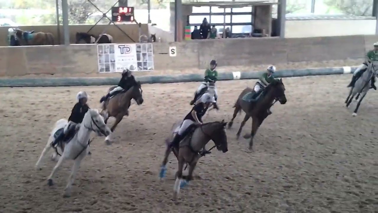 Horse ball Loire sur Rhône VS Abbaye catégorie minimes