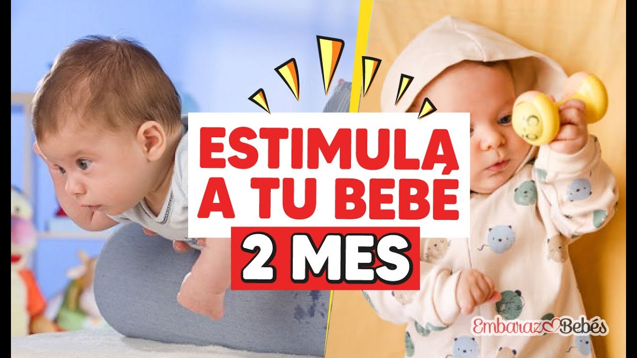 5 EJERCICIOS para ESTIMULAR A BEB&Eacute;S de 2 MESES 👀💖 Estimulaci&oacute;n temprana