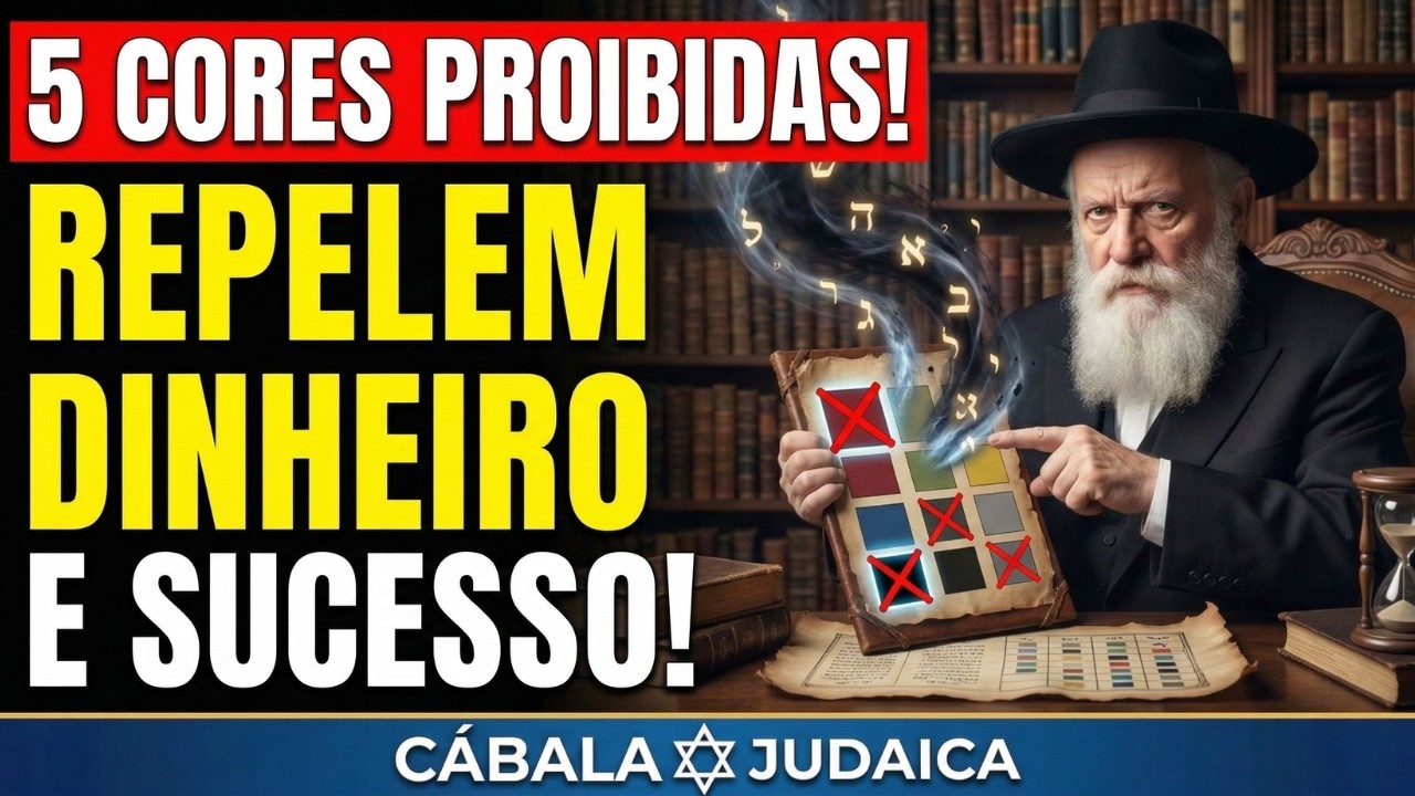 🔴5 cores que os judeus JAMAIS usam em negócios—eles sabem que isso afasta dinheiro e sucesso| Cabala