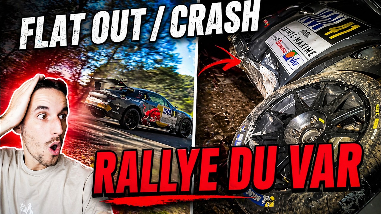 RALLYE DU VAR 2025 LOEB/VLOG/CRASH