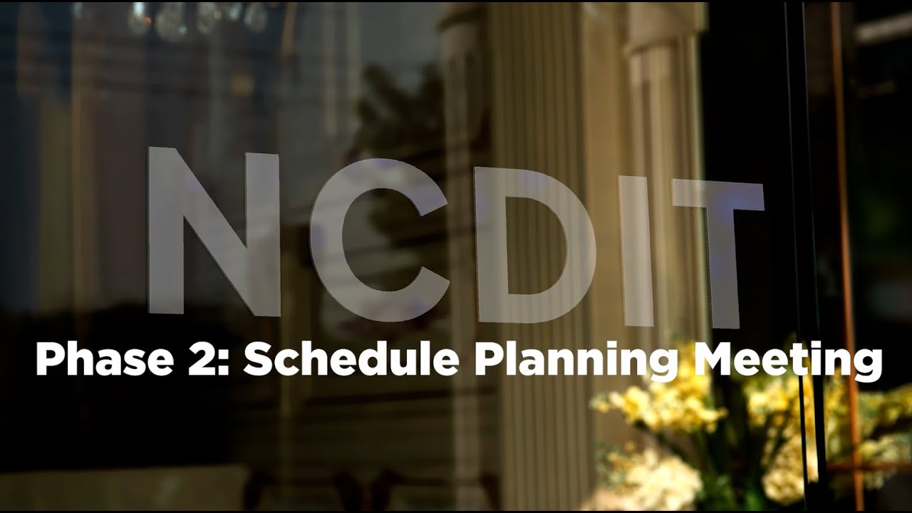 N. C. Statewide IT Procurement Ariba Training Phase 2: Schedule a Planning Meeting