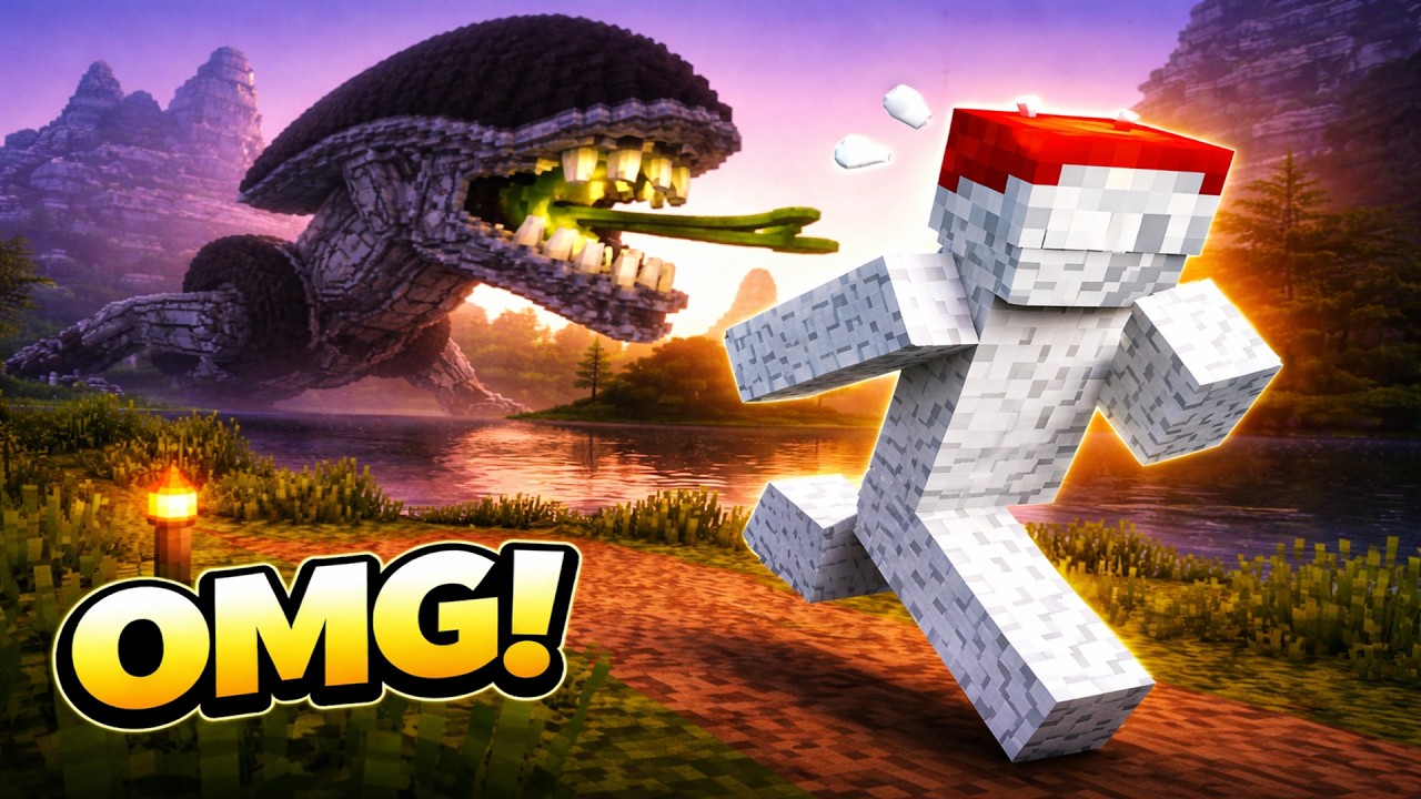 I build the BIGGEST alien on the DONUTSMP