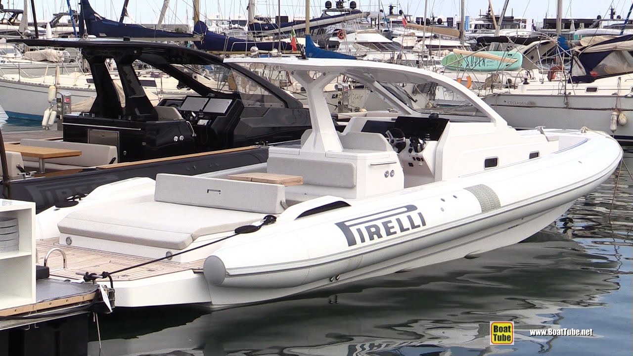 2022 Pirelli P35 Inflatable Boat - Walkaround Tour - 2021 Cannes Yachting Festival